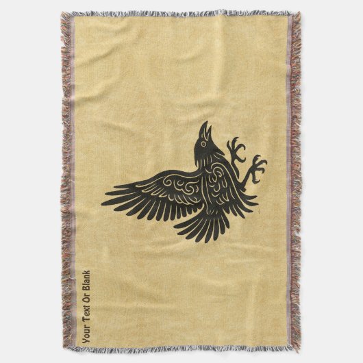 Tancing Norse Raven Decke (Vorderseite Vertikal)