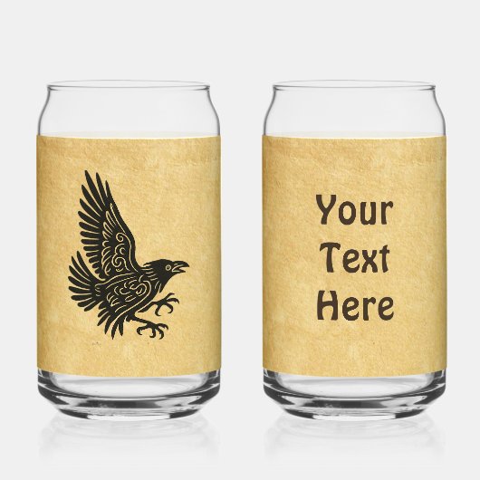 Tancing Norse Raven Dosenglas (Vorderseite)