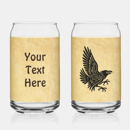 Tancing Norse Raven Dosenglas (Rückseite)