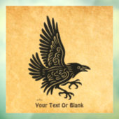 Tancing Norse Raven Fensteraufkleber (Blatt 3)