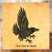 Tancing Norse Raven Fensteraufkleber (Blatt 2)