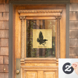 Tancing Norse Raven Fensteraufkleber