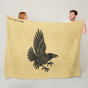 Tancing Norse Raven Fleecedecke