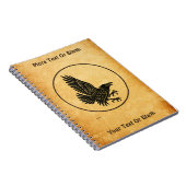 Tancing Norse Raven Notizblock (Rechte Seite)