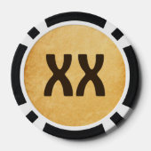 Tancing Norse Raven Pokerchips (Rückseite)