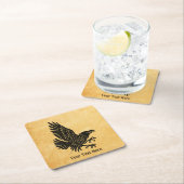 Tancing Norse Raven Rechteckiger Pappuntersetzer (Vor Ort)