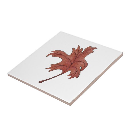 Tancing Oak Leaf Red Fliese (Seite)