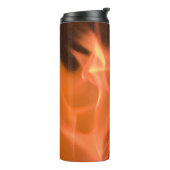Tancing Orange Flamme Thermal Tumbler Thermosbecher (Nach links gedreht)