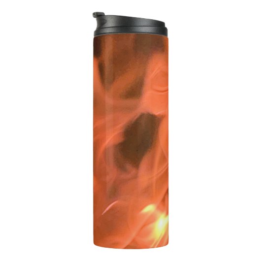Tancing Orange Flamme Thermal Tumbler Thermosbecher (Nach rechts gedreht)