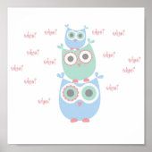 Tancing Owls Poster (Vorne)