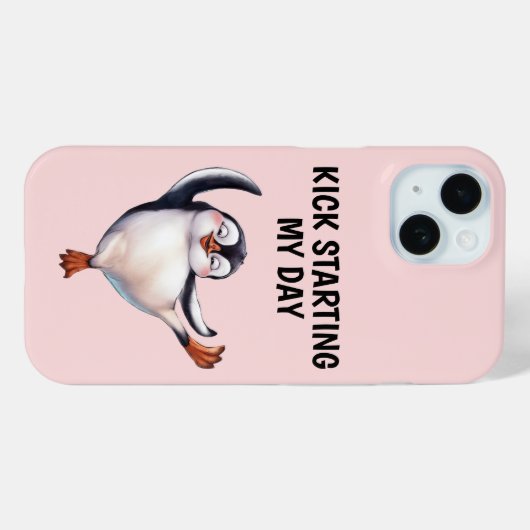 Tancing Pinguin Phone Case (Rückseite (Horizontal))