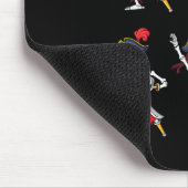 Tancing Pirate Skeletons TanzChallenge Boys Kinder Mousepad (Ecke)