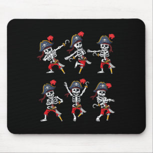 Tancing Pirate Skeletons TanzChallenge Boys Kinder Mousepad