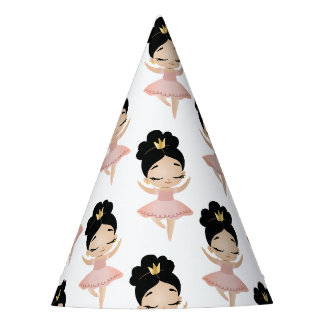 Tancing Princess Ballerina Party Hat Partyhütchen