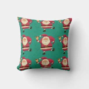 Tancing Santa Pillow Kissen