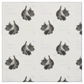 Tancing Scottish Terrier Stoff (Muster)