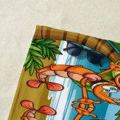 Tancing Shrimp Strandtuch (Beispiel)