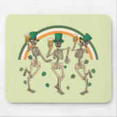Tancing Skeletons St Patrick Mousepad (Vorne)