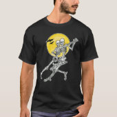 Tancing Skeletts Tshirt (Vorderseite)