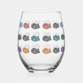 Tancing Taiyaki Weinglas Ohne Stiel (Links)