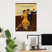 Tancing Tango Couple Poster (Heimbüro)