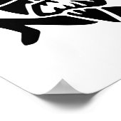 Tancing Tiki Man Poster (Ecke)