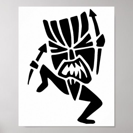 Tancing Tiki Man Poster (Vorne)
