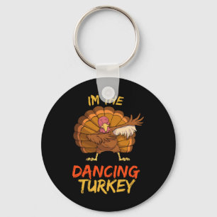 Tancing Turkey Matching Family Group Erntedank Schlüsselanhänger