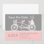 Tandem-Ankündigung Datum freihalten Save The Date (Vorne/Hinten)