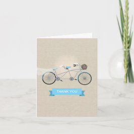 Tandem Bicycle Wedding Danke
