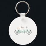 Tandem Bike Schlüsselanhänger<br><div class="desc">Machen Sie ein Abenteuer mit einem Tandemfahrrad.</div>