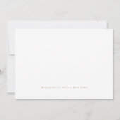 Tandem Bike | Twins Baby Dusche Einladung (Rückseite)