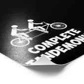 Tandem Bike Vollständiges Tandemonium Fotodruck (Ecke)