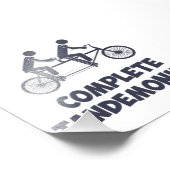 Tandem Bike Vollständiges Tandemonium Fotodruck (Ecke)