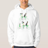 Tandem Cyclists Hoodie (Vorderseite)