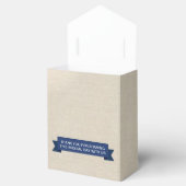 Tandem Dark Blue Bicycle Wedding Verlobung Geschenkschachtel (Geöffnet)