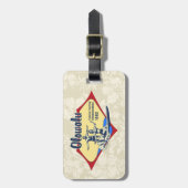 Tandem, das hawaiische Surfbrett-Gepäckanhänger Gepäckanhänger (Vorderseite vertikal)