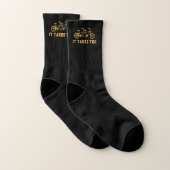 Tandem-Fahrrad Es dauert zwei Socken (Paar)