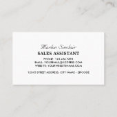 Tandem Fahrrad, Fahrrad, Fahrrad Visitenkarte (Rückseite)