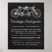 Tandem Fahrrad & Halbpension, Antiquitätenhändler, Poster (Vorne)