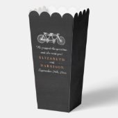 Tandem-Fahrrad-Hochzeit auf Halbpension Geschenkschachtel (Vorderseite)