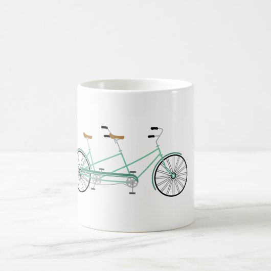 Tandem-Fahrrad Kaffeetasse (Mittel)