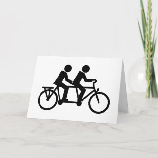 Tandem Fahrrad Karte