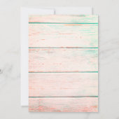 Tandem Fahrraddusche Einladung (Rückseite)