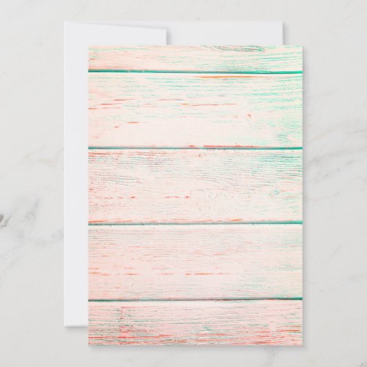 Tandem Fahrraddusche Einladung (Rückseite)