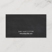 Tandem-Fahrradkhalkboard, Antiquitätengeschäft Treuekarte (Rückseite)