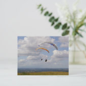 Tandem Gliding Postkarte (Stehend Vorderseite)