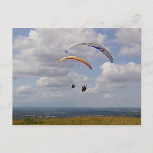 Tandem Gliding Postkarte (Vorderseite)