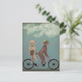 Tandem Postkarte (Stehend Vorderseite)