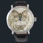 Tandem schlägt über grüne Blätter Armbanduhr<br><div class="desc">Wie die Blauen Engel fliegen diese Schmetterlinge im Tandem. Sehen Sie,  wie sie über grüne Blätter aufsteigen und ihre bunten und majestätischen Flügel verbreiten. Wenn Sie Liebe schauen Schmetterlinge werden Sie dieses Stück Liebe!</div>